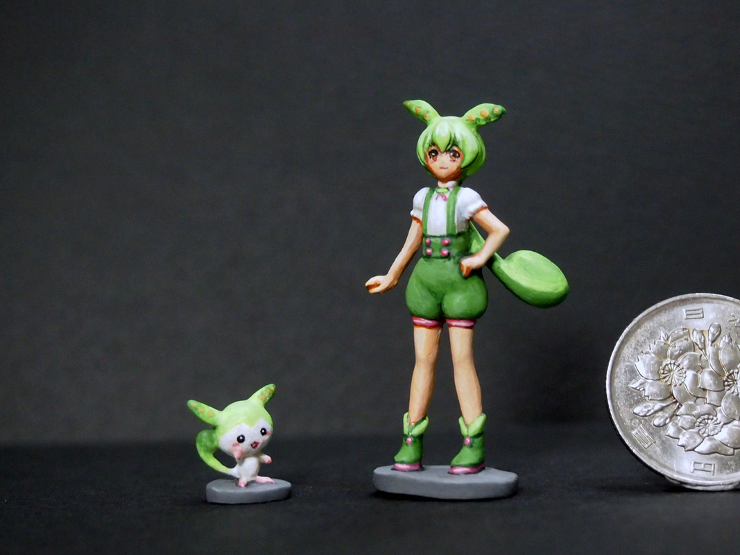 ずんだもんメタルフィギュア オーロラモデル